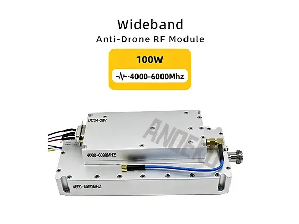 Wideband Module 100W 4000-6000mhz GaN PA RF Module Power Amplifier Anti UAV Fpv Dron DJl Module
