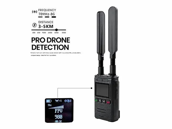 ANOEKO-T2 Portable Drone Alarm | High Sensitivity 