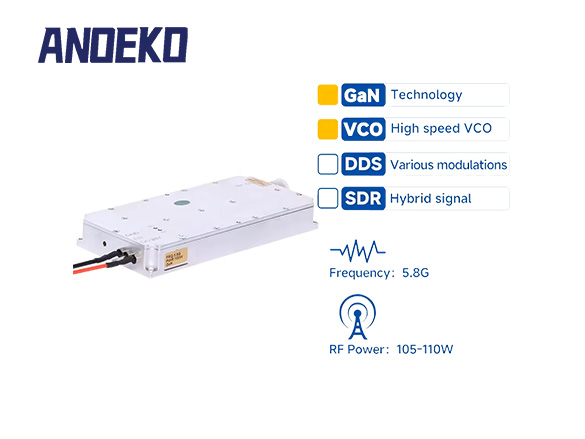 High-Power RF Amplifier Module for Drone Jamming |