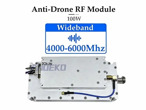 4000-6000MHz 100W GaN RF Amplifier Module with Cir