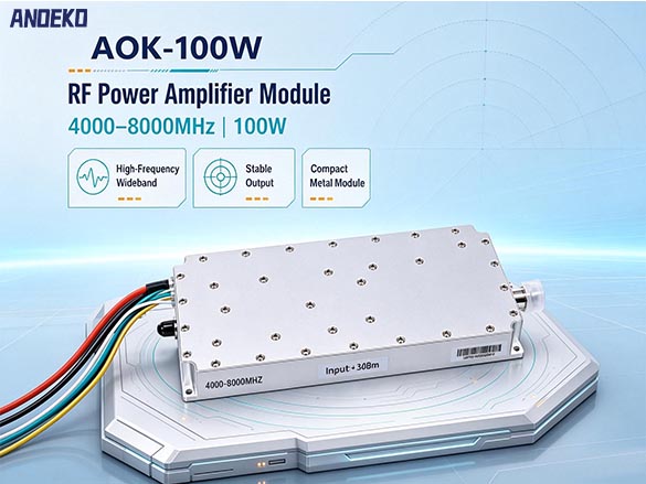 AOK-L-100W 4000–8000MHz 100W GaN RF Power Amplifie