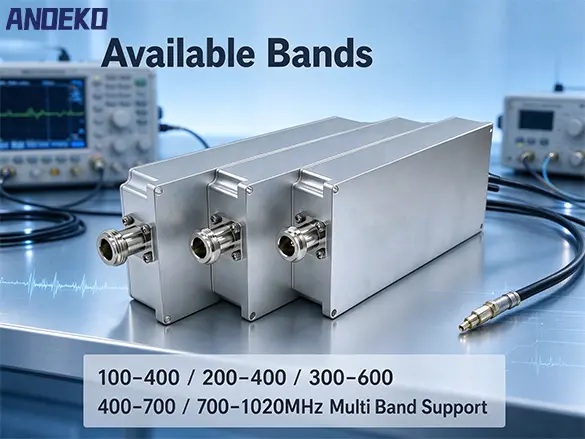 ANOEKO 100–1020MHz 100W GaN Ultra-Wideband RF Amplifier Module