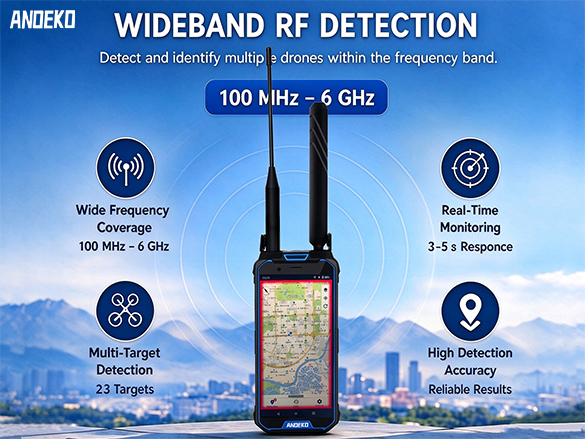 ANOEKO T6 Pro: Mobile RF Detection and UAV Positioning